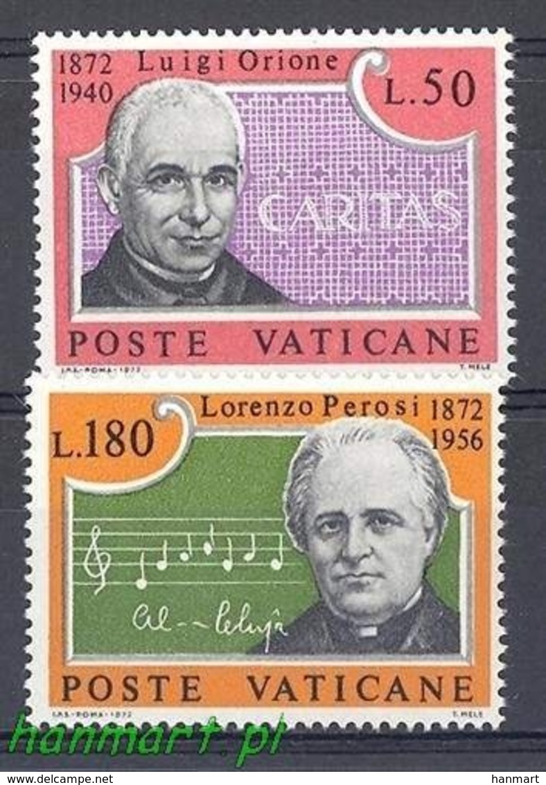 Vatican 1972 Mi 613-614 MNH ( ZE2 VTC613-614 ) - Otros & Sin Clasificación