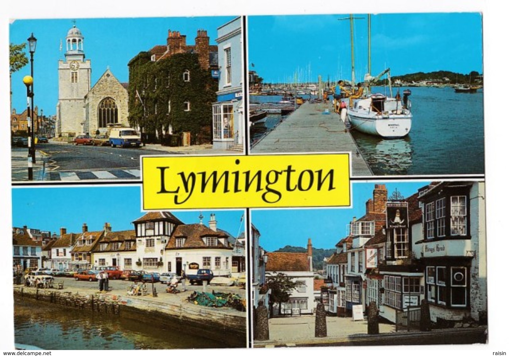 Angleterre Lymington Multi Vues  état Moyen - Autres & Non Classés