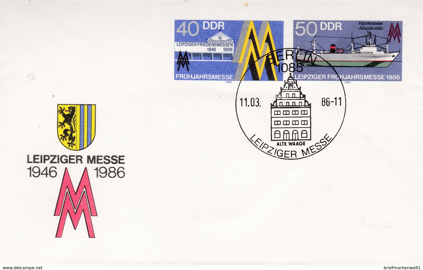 DDR,  U4, Gest.  (114) - Enveloppes - Oblitérées