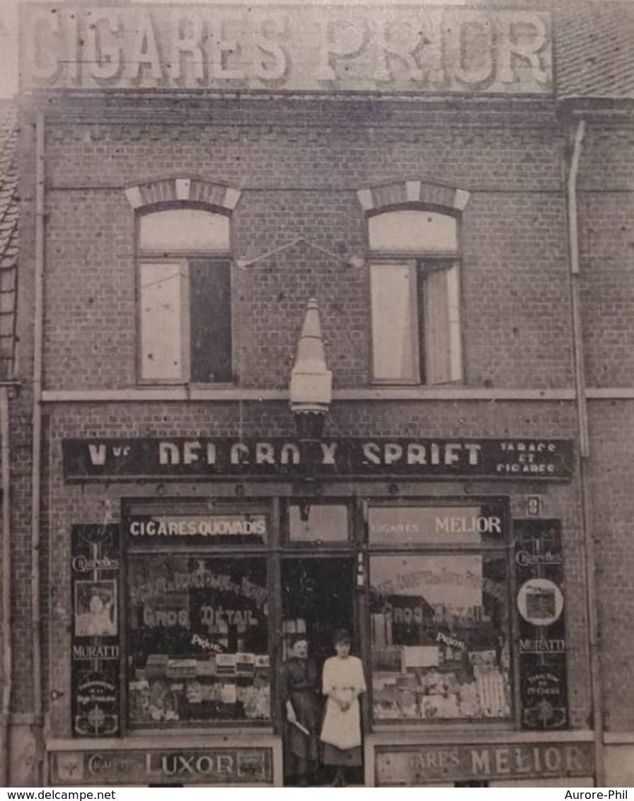 Herseaux  Maison Veuve Delcroix-Spriet (Magasin Cigares) - Mouscron - Moeskroen