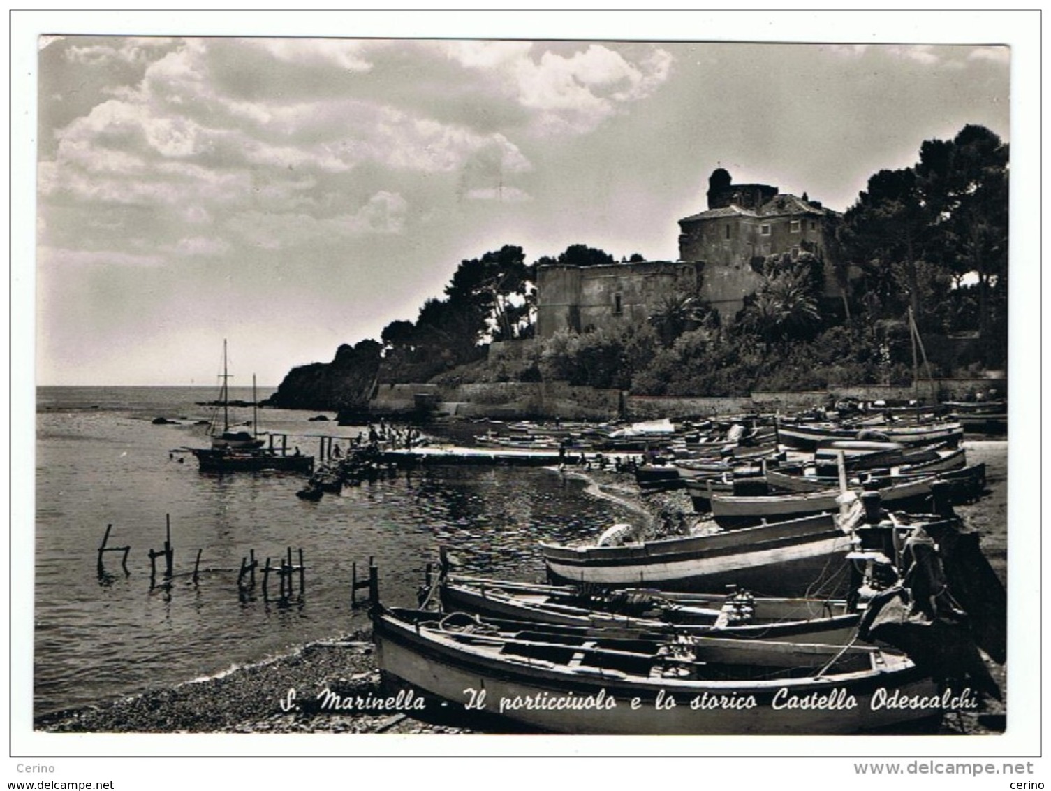 S. MARINELLA (RM)  -  IL  PORTICCIOLO  E  LO  STORICO  CASTELLO  ODESCALCHI  -  FOTO  -  FG - Altri & Non Classificati