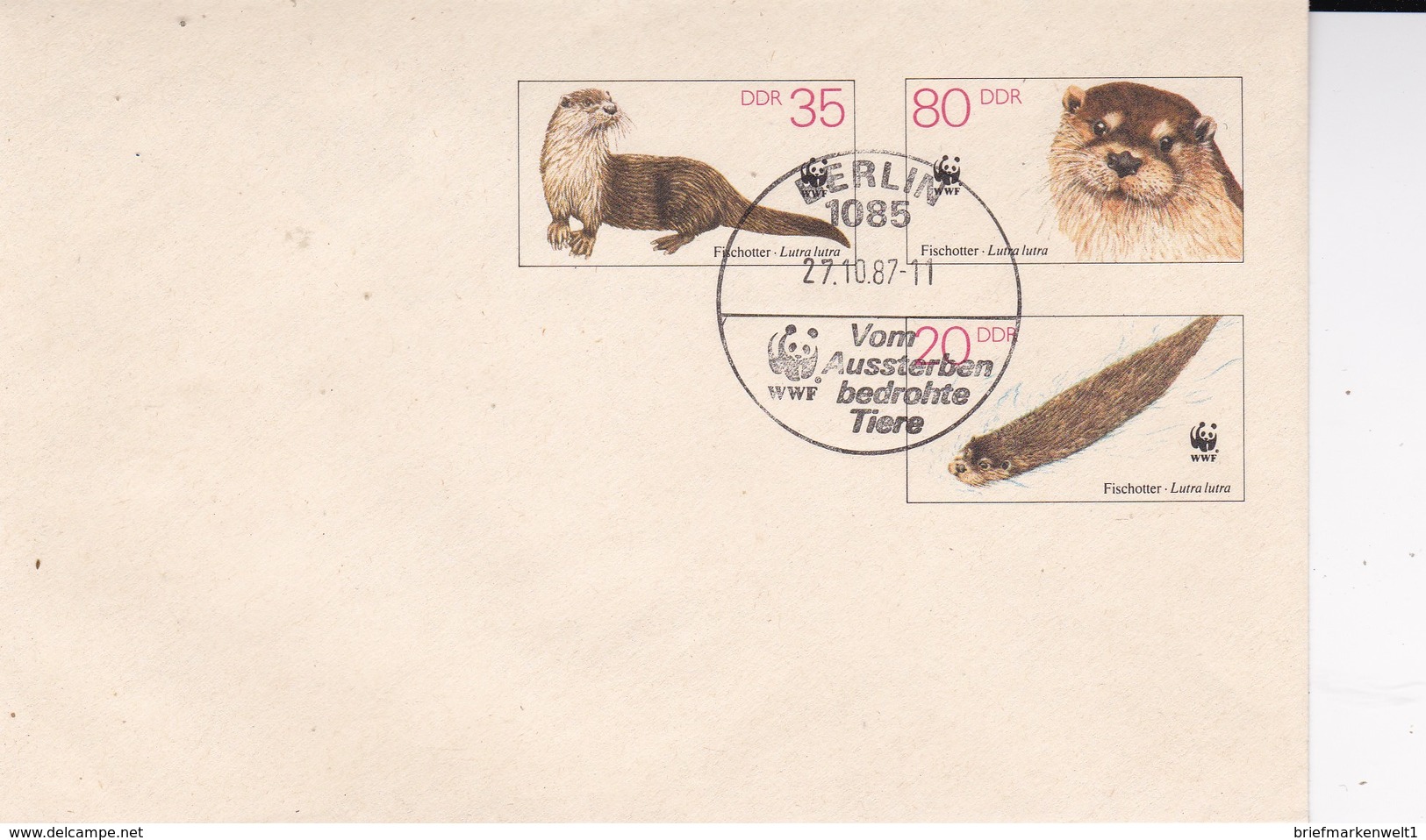 DDR,  U7, Gest.  (119g) - Briefomslagen - Gebruikt