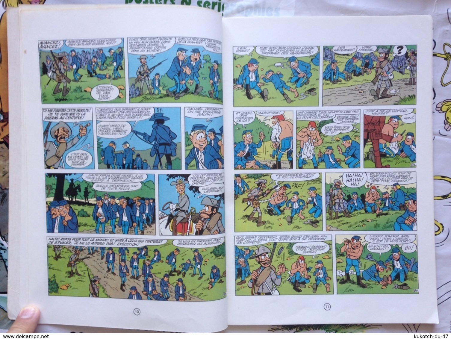 BD Tuniques Bleues - La Prison De Robertsonville - Tome 6 (1982) - Tuniques Bleues, Les