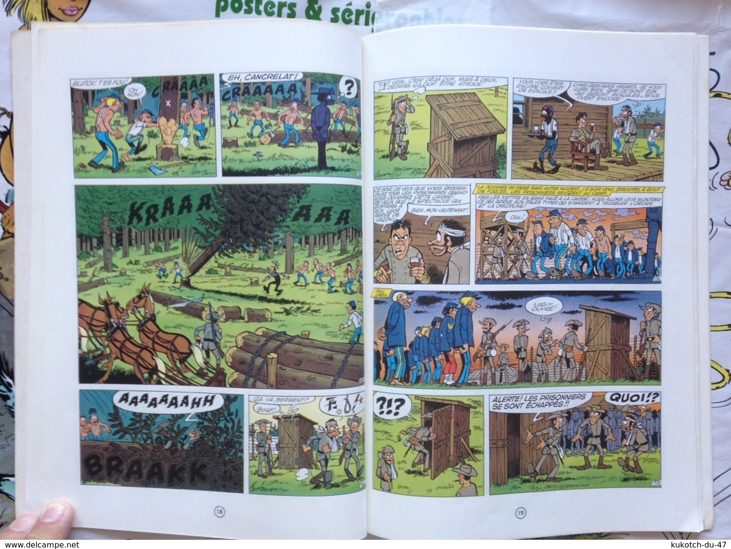 BD Tuniques Bleues - La Prison De Robertsonville - Tome 6 (1982) - Tuniques Bleues, Les