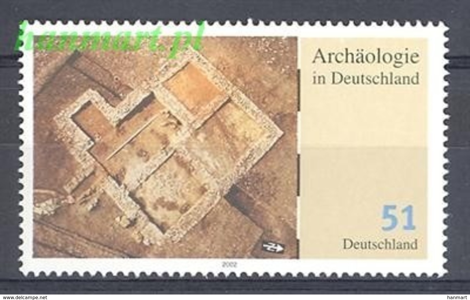 Germany - Federal Republic 2002 Mi 2281 MNH ( ZE5 GRM2281 ) - Archéologie