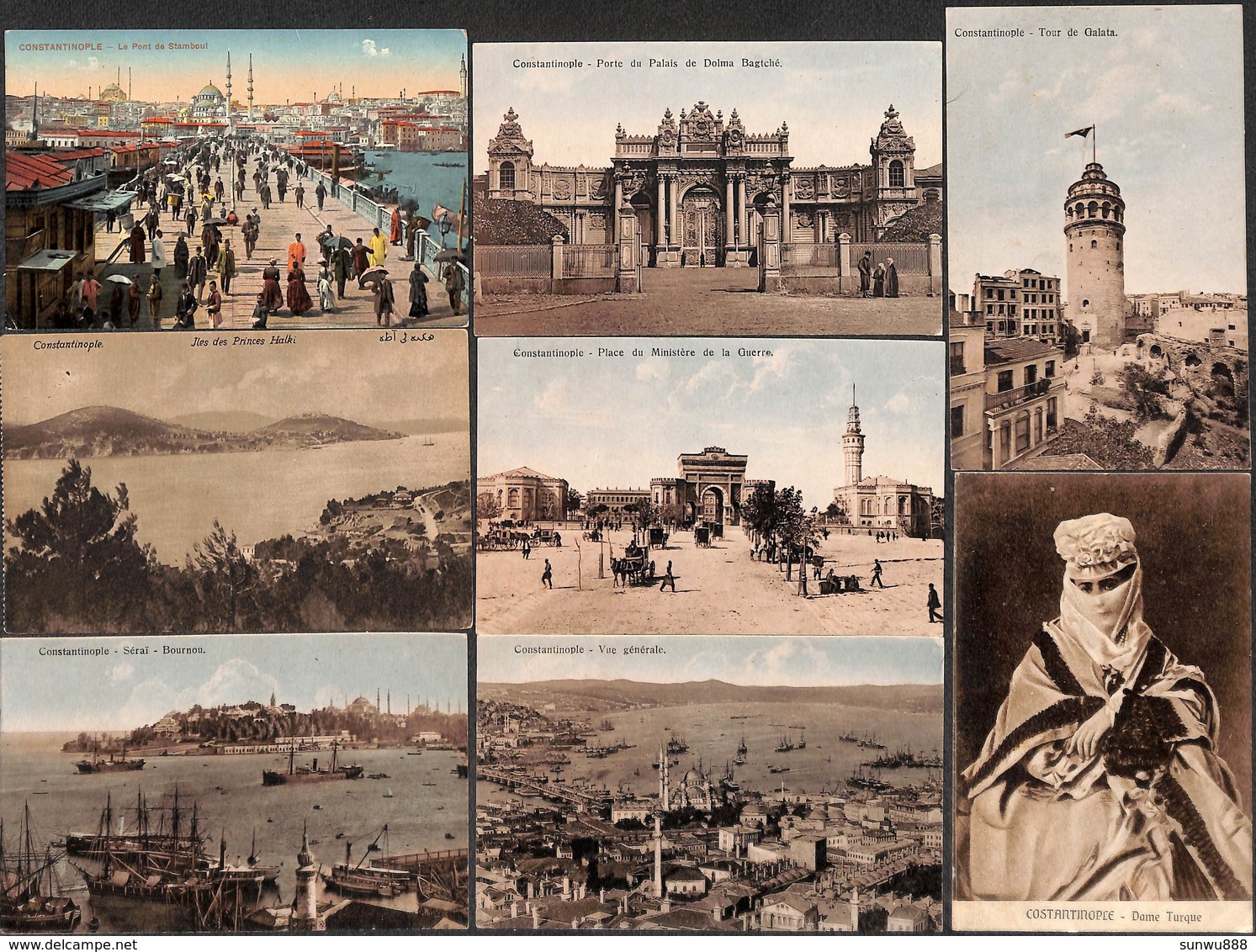 Constantinople - Nice Little Lot Of 10 Postcards (see Scans, Attractive) - Turquie