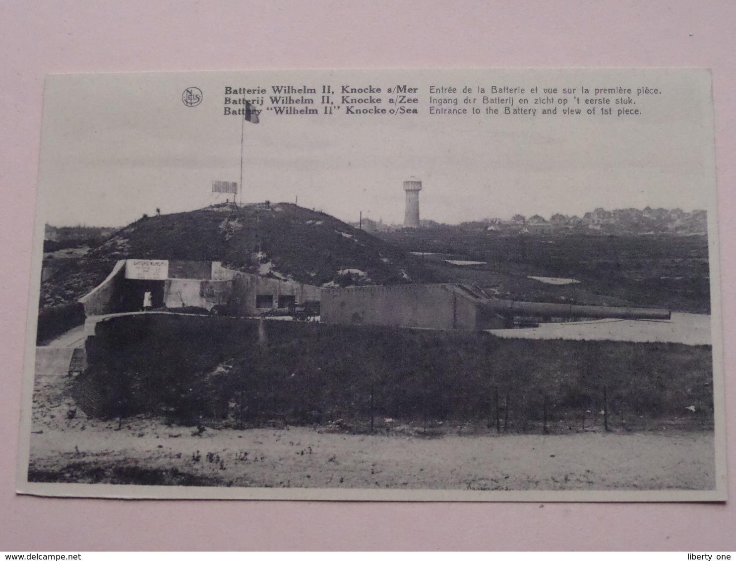 Batterie Wilhelm II Knocke S/ Mer - Entrance To The Battery ( Thill ) Anno 19?? ( Zie Foto ) ! - Guerre 1914-18