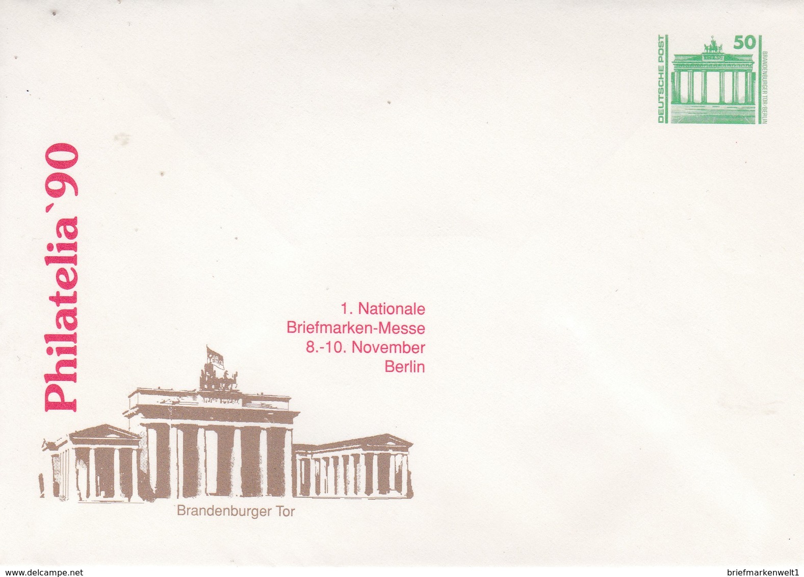 DDR,  U "Philatelie 90**, ** (135) - Buste - Nuovi