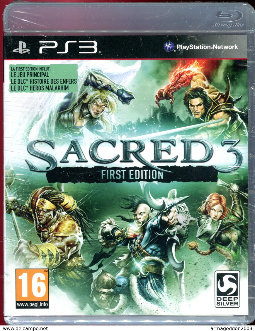 SACRED 3 FIRST EDITION SUR PS3 - Neuf Sous Blister / FR - PS3