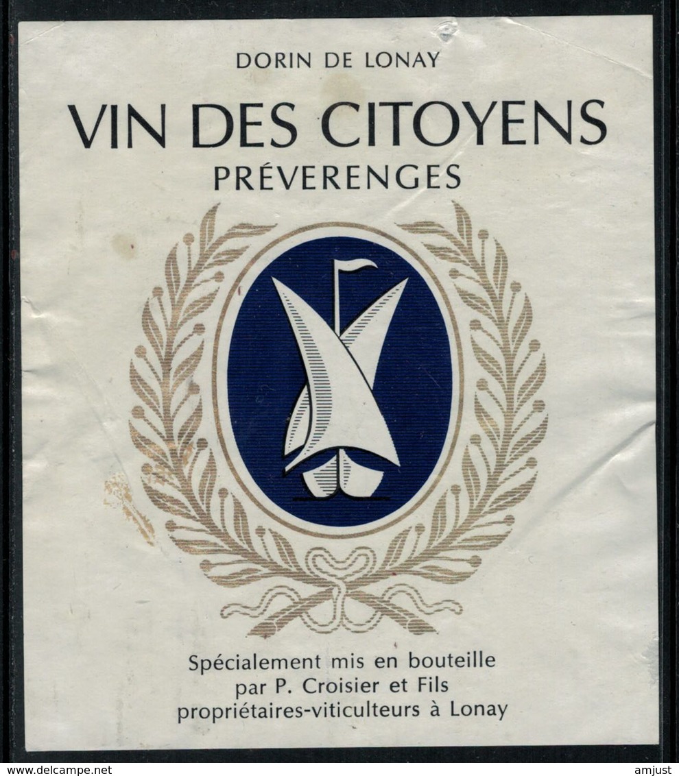 Rare // Etiquette De Vin // Bateaux à Voile //  Préverenges, Vin Des Citoyens - Barche A Vela & Velieri