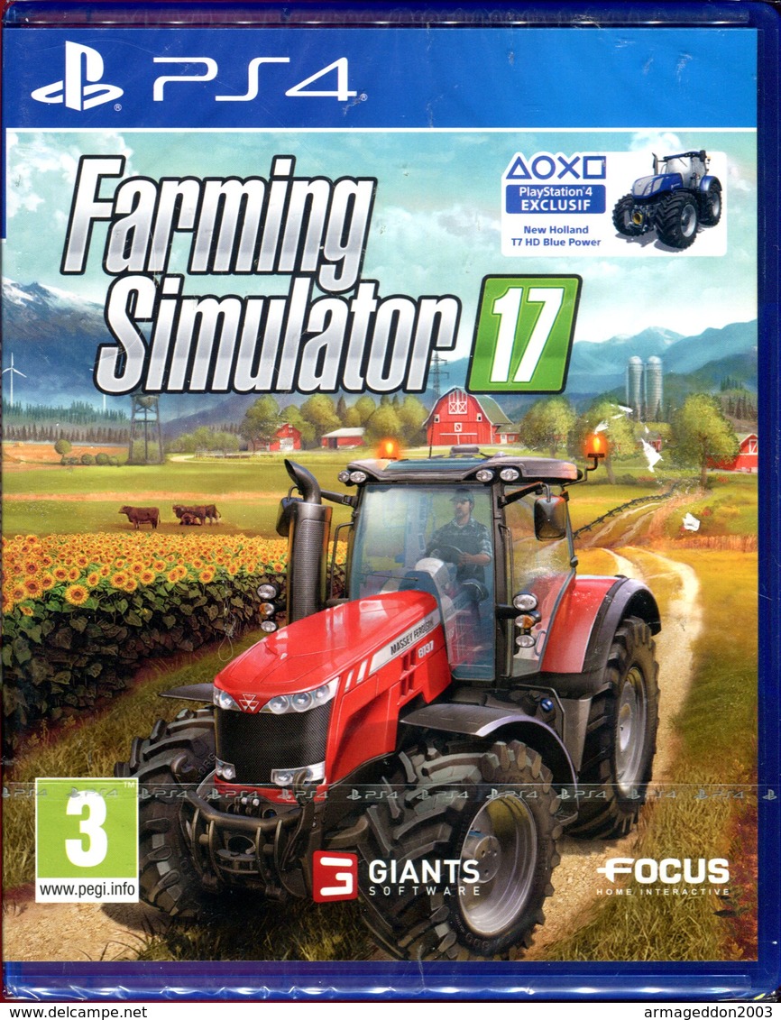 FARMING SIMULATOR 17 SUR PS4 - Neuf Sous Blister / FR - PS4