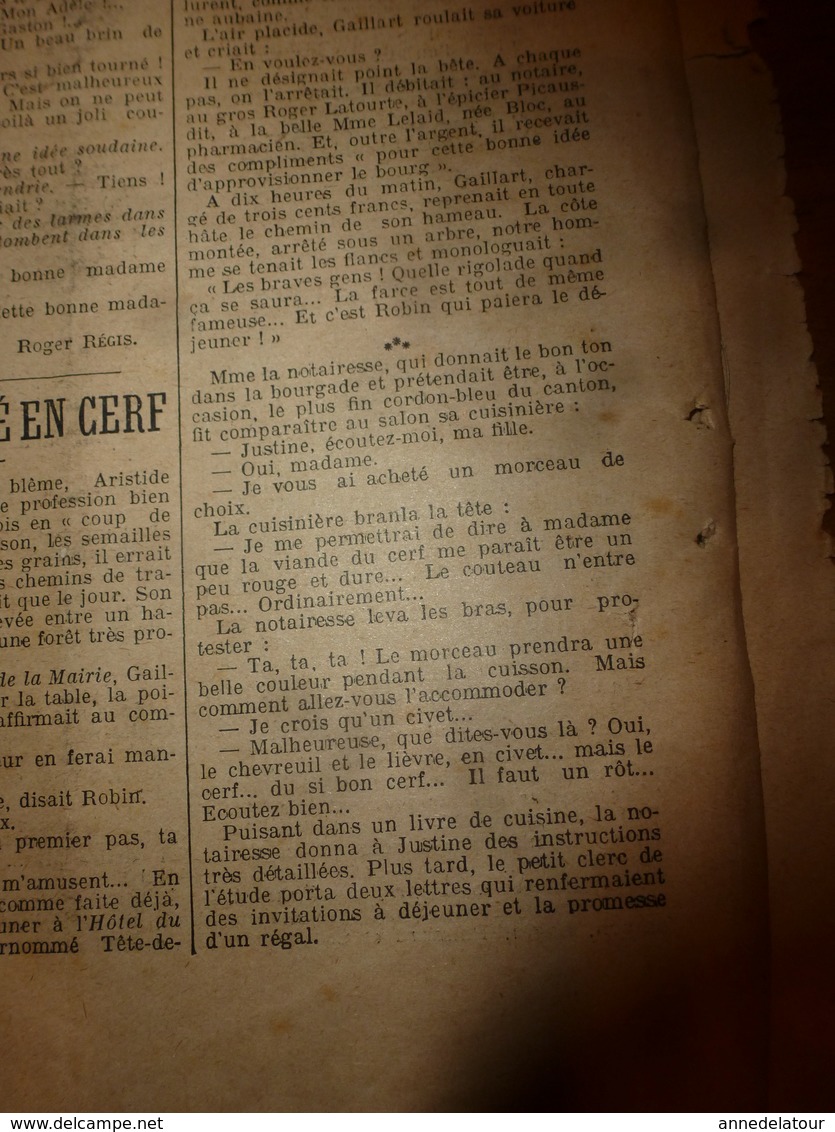 1908 LE PETIT JOURNAL:Lisbonne;Idylle du peintre Esprit Capdenave et Louise,fille de gantier à Monestier-de-Clermont;etc