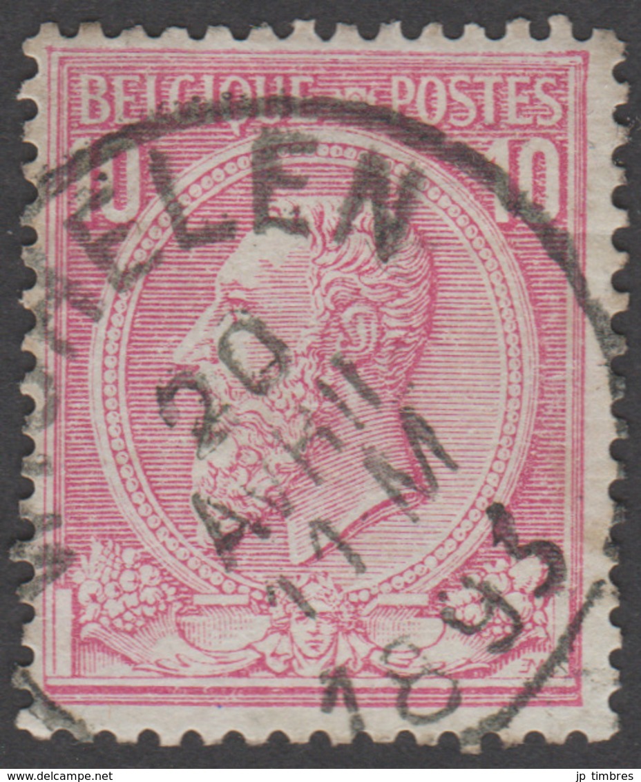 COB N° 46 - Belle Oblitération - WICHELEN - 1884-1891 Léopold II