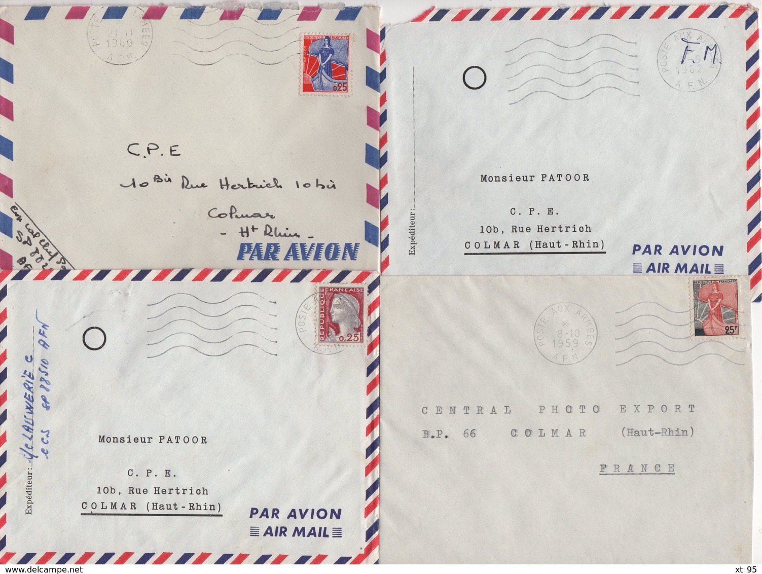 Guerre D'Algerie - Poste Aux Armees AFN - Lot De 20 Lettres - Voir Scan - Guerre D'Algérie