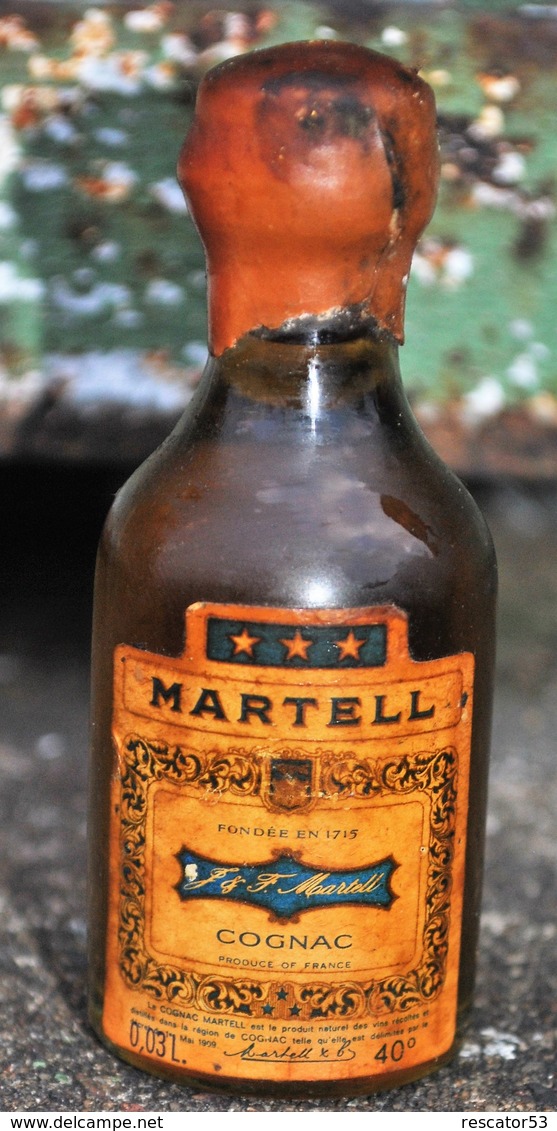 Rare Ancienne Mignonnettes Cognac Martell - Miniaturflaschen