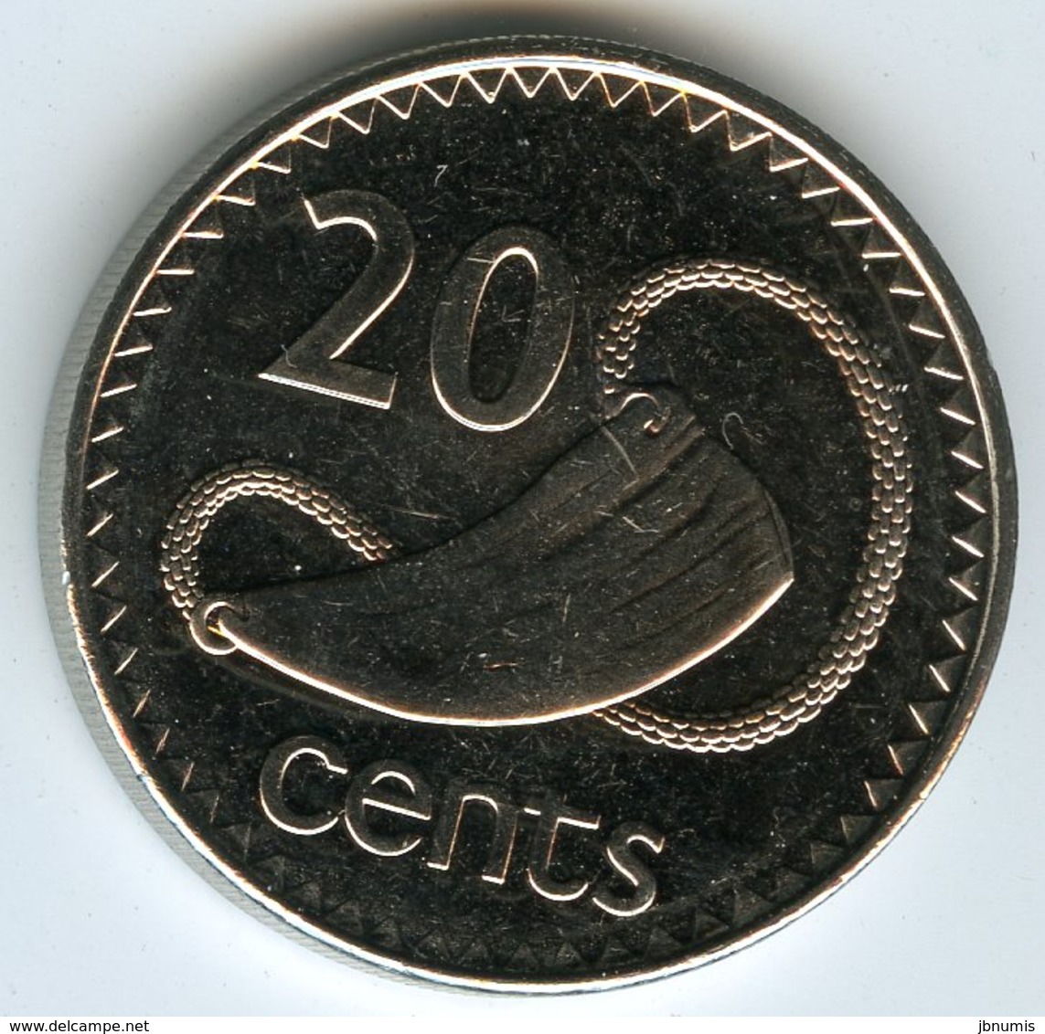 Fidji Fiji 20 Cents 1998 UNC KM 53a - Fidji