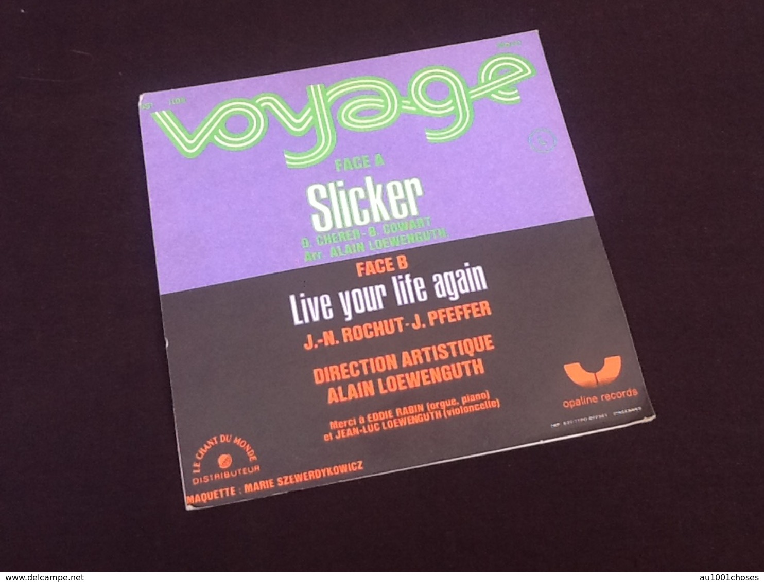 Vinyle 45 Tours Voyage  Slicker (1971) - Autres & Non Classés