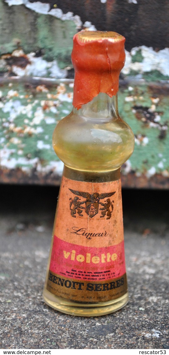 Rare Ancienne Mignonnettes Liqueur De Violette - Mignonettes