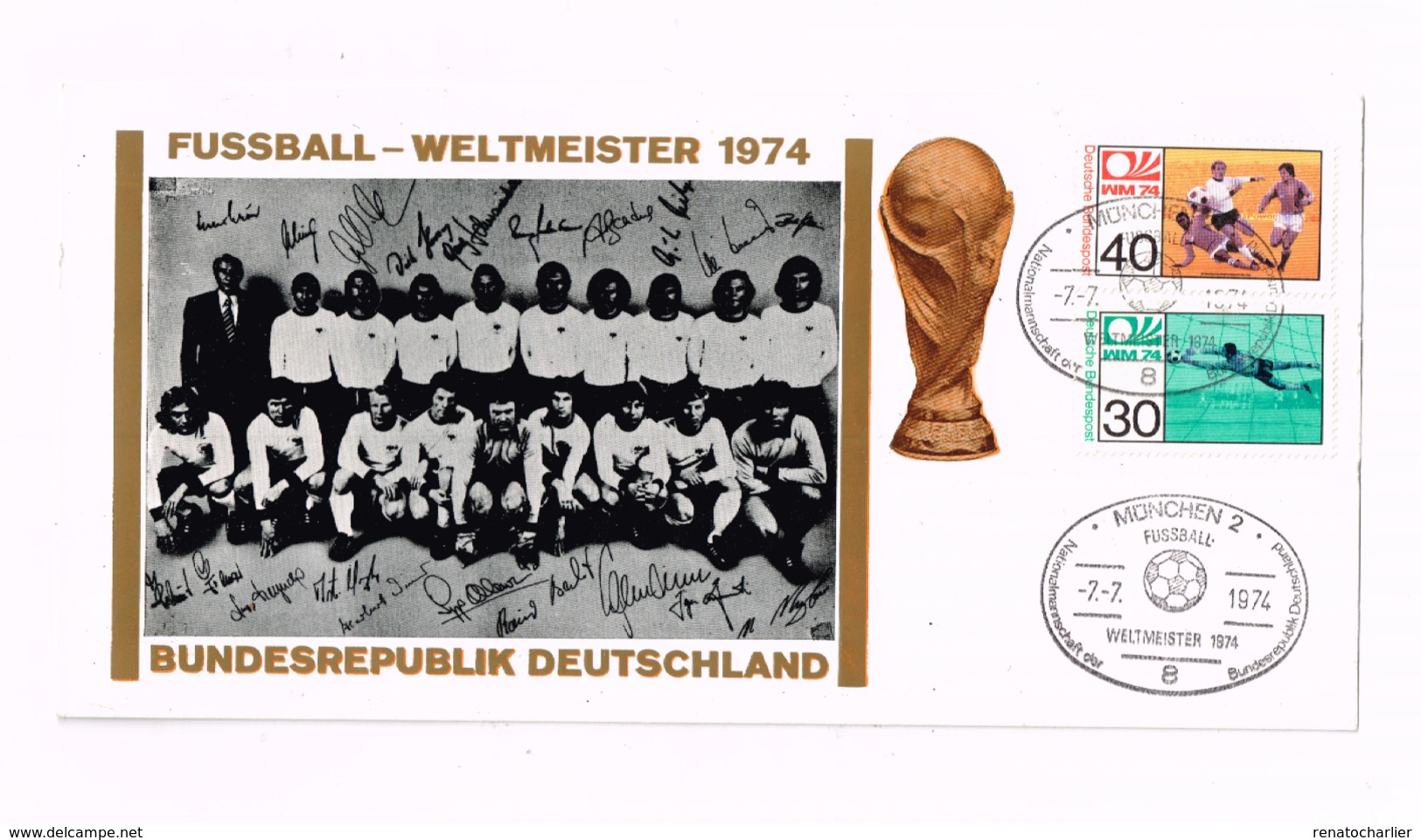 Fussball-Weltmeisterschaft.1974 - Autres & Non Classés