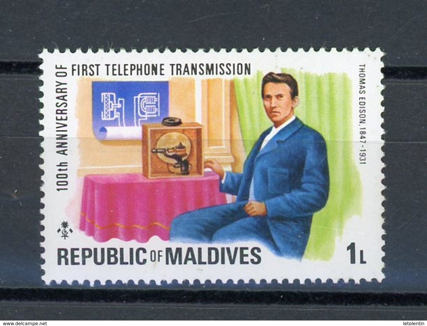 MALDIVES : - LE TELEPHONE N° Yvert 600 ** - Maldives (1965-...)