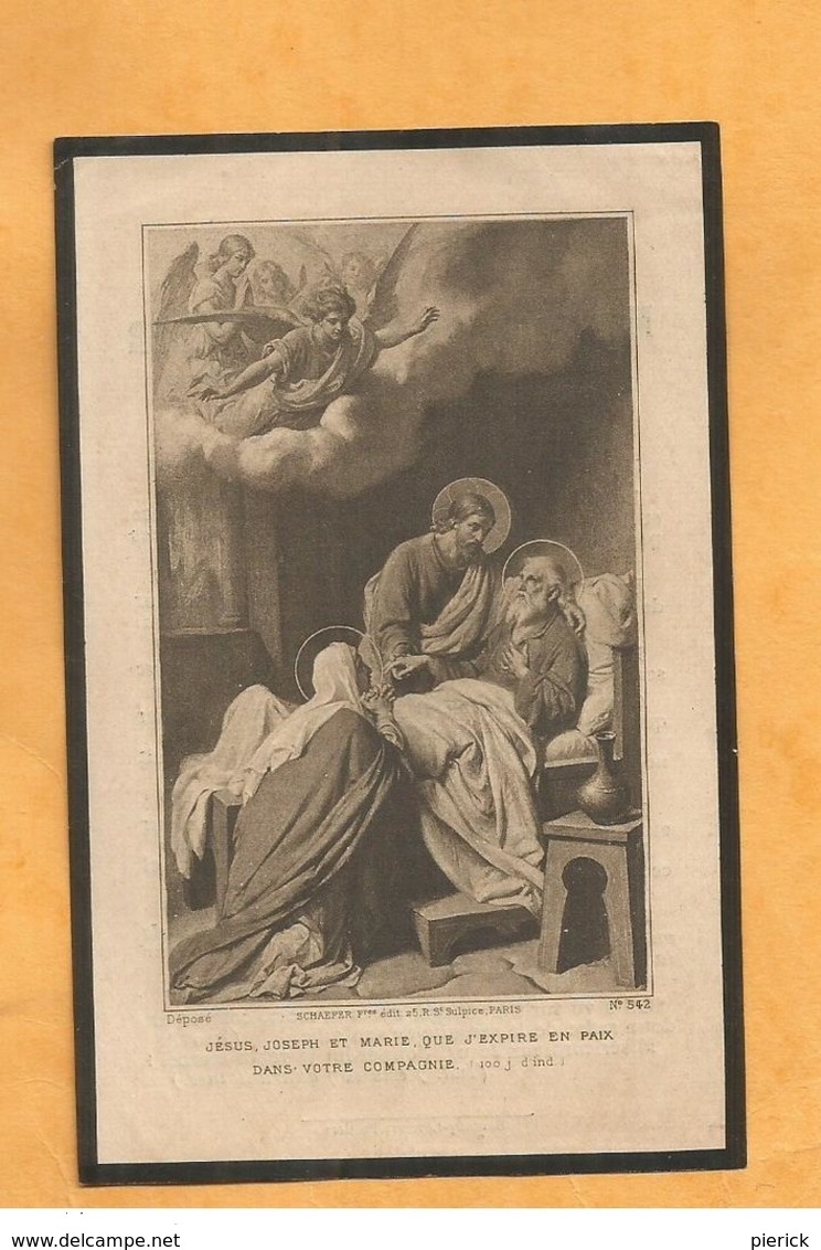 IMAGE GENEALOGIE FAIRE PART AVIS DECES CARTE MORTUAIRE AVOCAT COURS APPEL POITIERS M FRANCOIS LEVRIER 1853 1916 - Décès