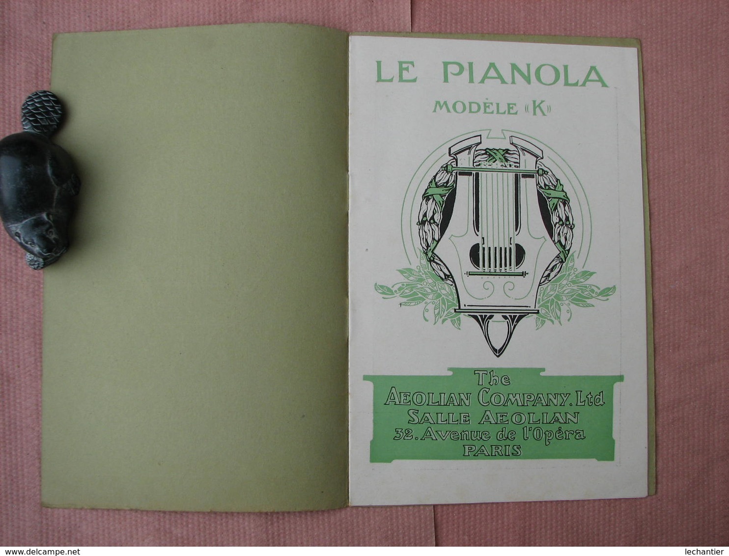 LE PIANOLA Modéle K 1908 Catalogue Tarif Vantant Les Avantages Du Pianola  TBE - Instruments De Musique