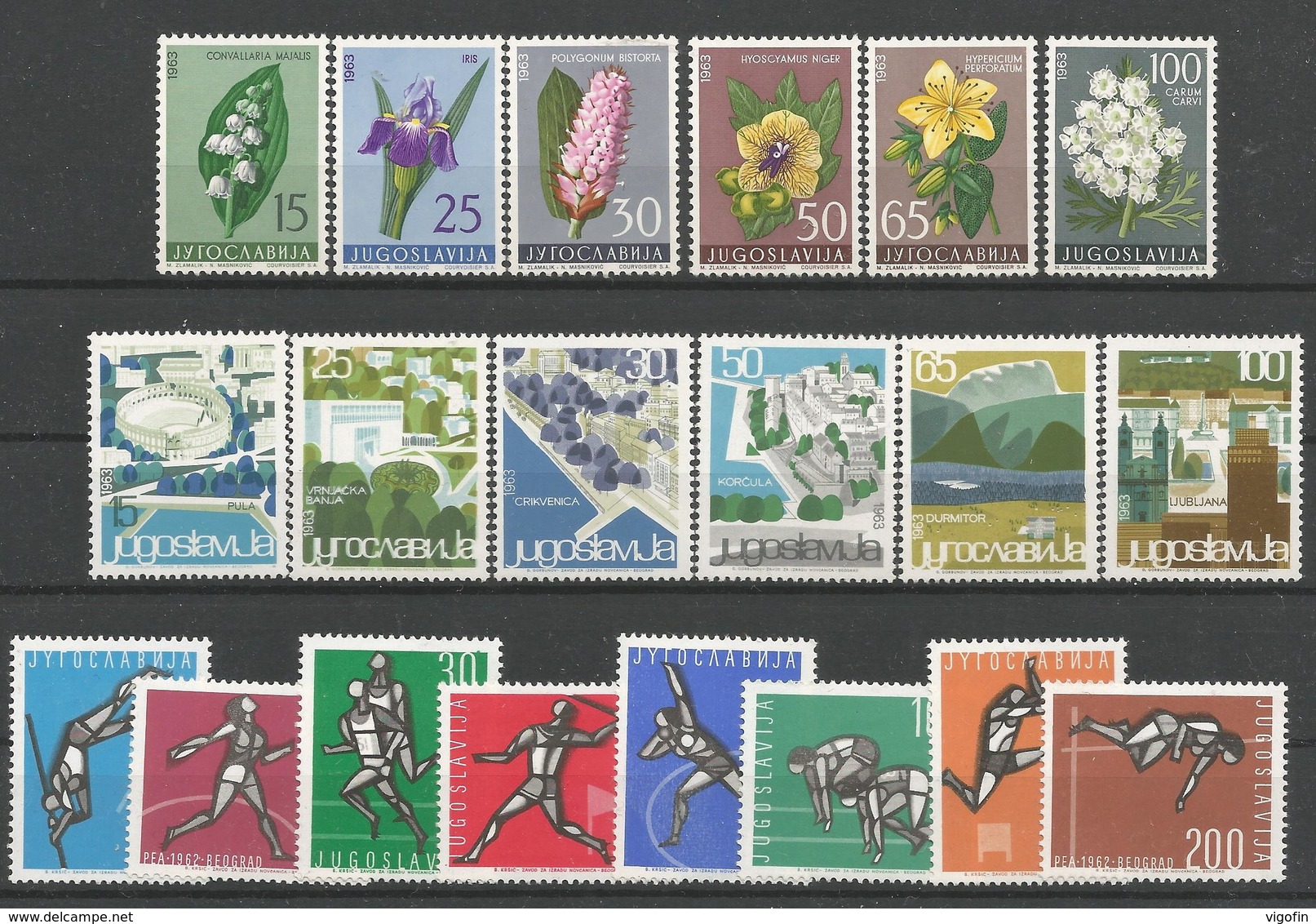 YU LOTS YUGOSLAVIA, MNH - Lots & Serien