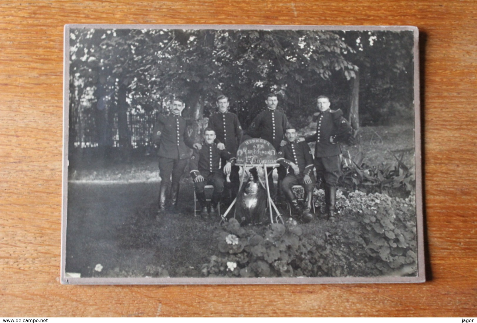 Photo Militaire  Maréchal Ferrand Du 1 Er Cuirassier  Cuirasse - Guerra, Militares