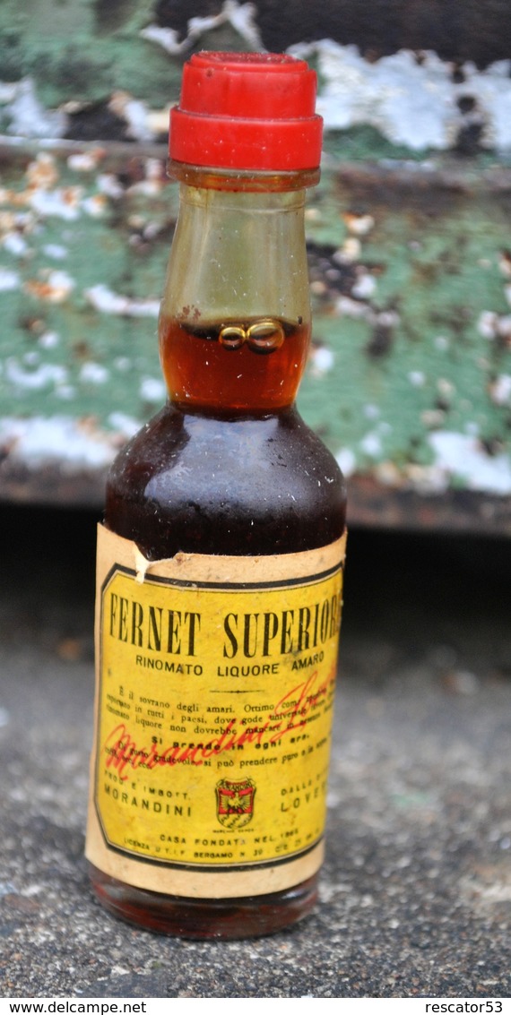 Rare Ancienne Mignonnettes Fernet Superior - Miniflesjes