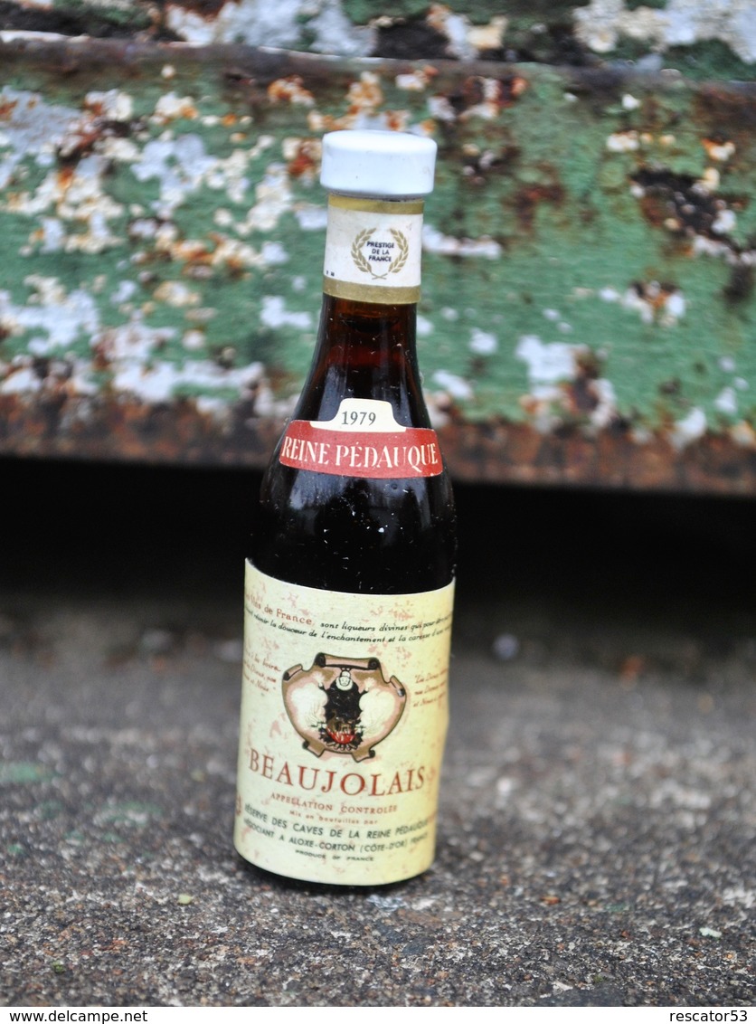 Rare Ancienne Mignonnettes Vin Reine Pédauque Beaujolais 1979 - Mignonnettes