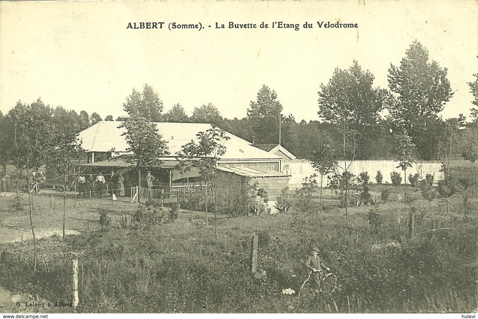 80  ALBERT - LA BUVETTE DE L' ETANG DU VELODROME (ref 4130) - Albert