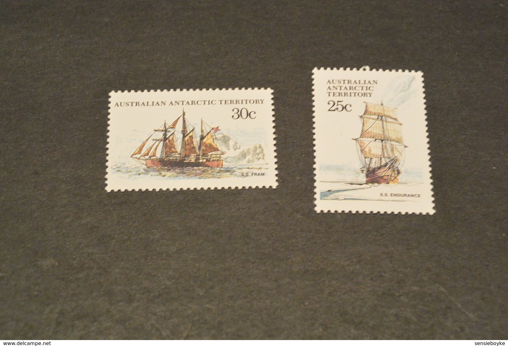 K18483 - Stamps MNH  Australian Antarctic Territory - 1974- S.S. Endurance And S.S. Fram - Unused Stamps