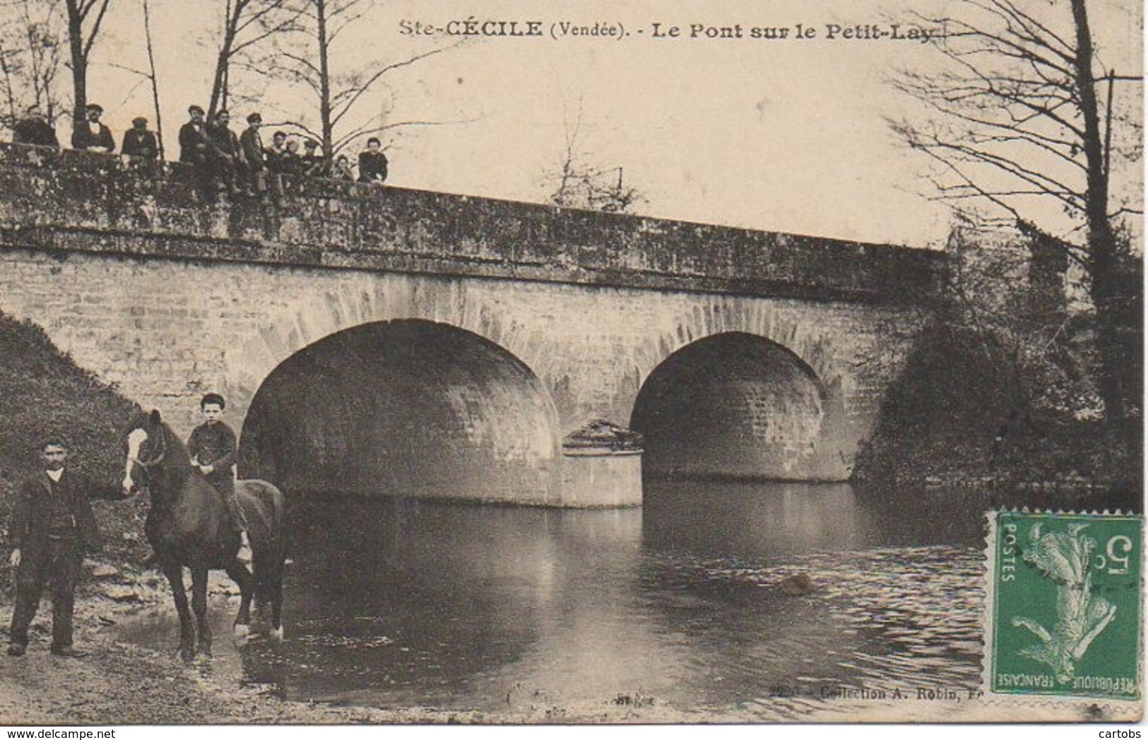 85 SAINTE-CECILE  Le Pont Sur Le Petit-Lay - Autres & Non Classés