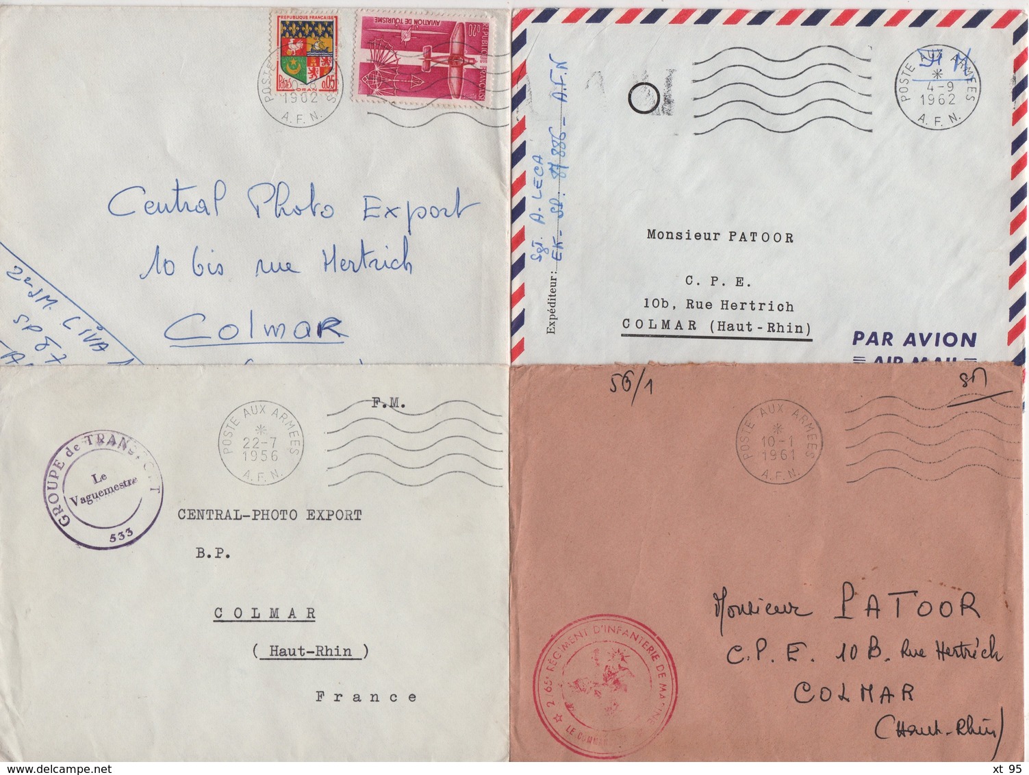 Guerre D'Algerie - Poste Aux Armees AFN - Lot De 20 Lettres - Voir Scan - Guerre D'Algérie