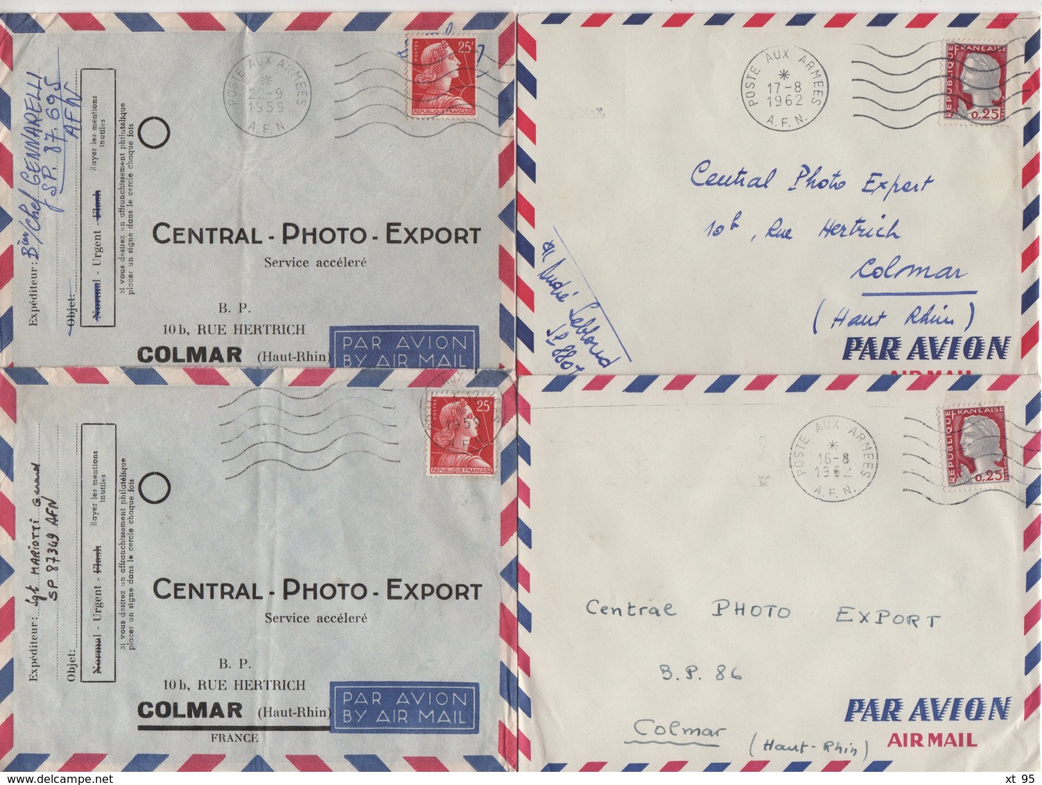 Guerre D'Algerie - Poste Aux Armees AFN - Lot De 20 Lettres - Voir Scan - Guerre D'Algérie