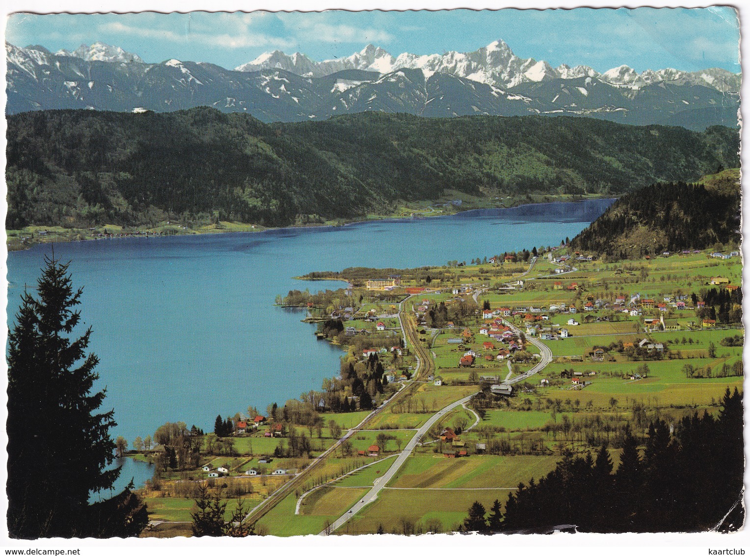 Bodensdorf Am Ossiachersee - Julische Alpen Mit Mangart, 2678 M - (Kärnten) - Ossiachersee-Orte