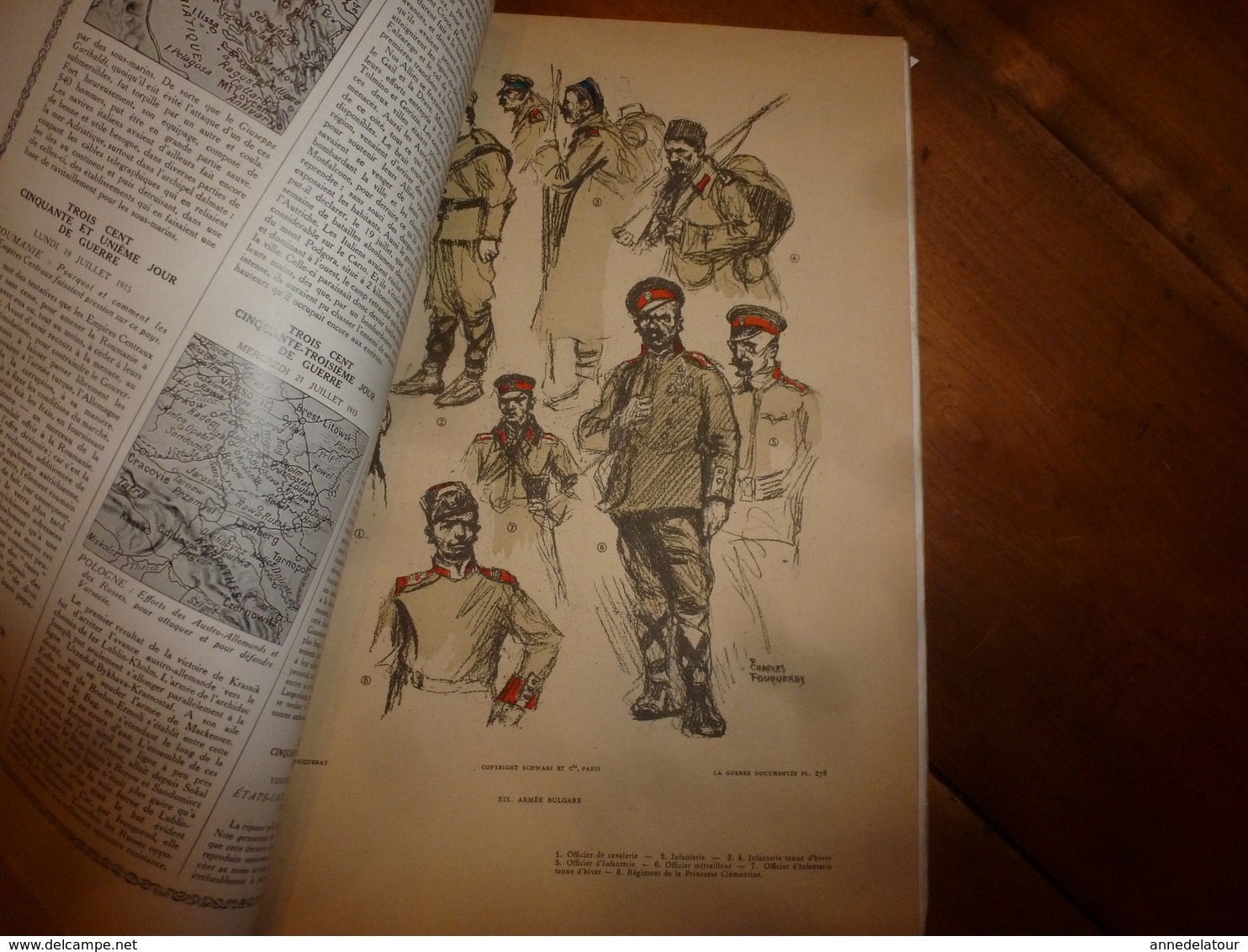 1914-1918  N° 30 LA GUERRE DOCUMENTEE,par Lieutenant-Colonel Le Marchand  (nombreuses photographies,dessins et gravures)