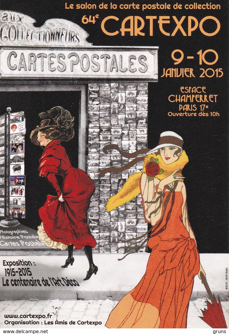 Cartexpo 64eme Janvier 2015 Paris Champerret - Bourses & Salons De Collections