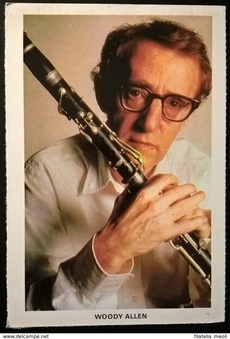 CARTOLINA WOODY ALLEN - Altri & Non Classificati