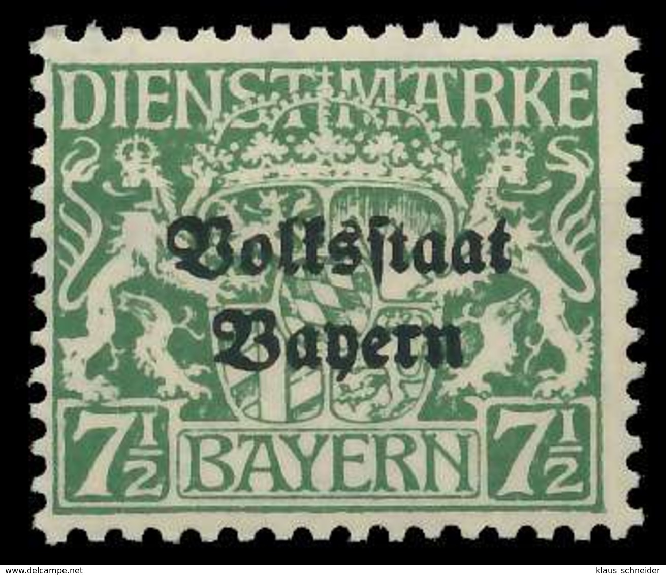 BAYERN DIENSTMARKEN Nr 32y Postfrisch X884462 - Andere & Zonder Classificatie