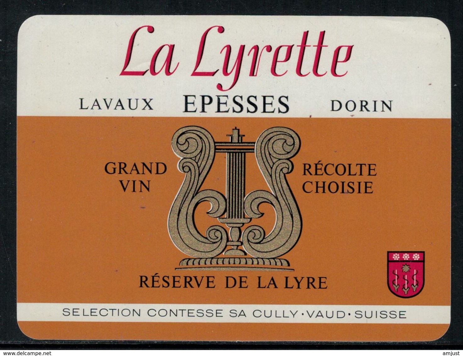 Rare // Etiquette De Vin // Musique //  Epesses, La Lyrette - Musique