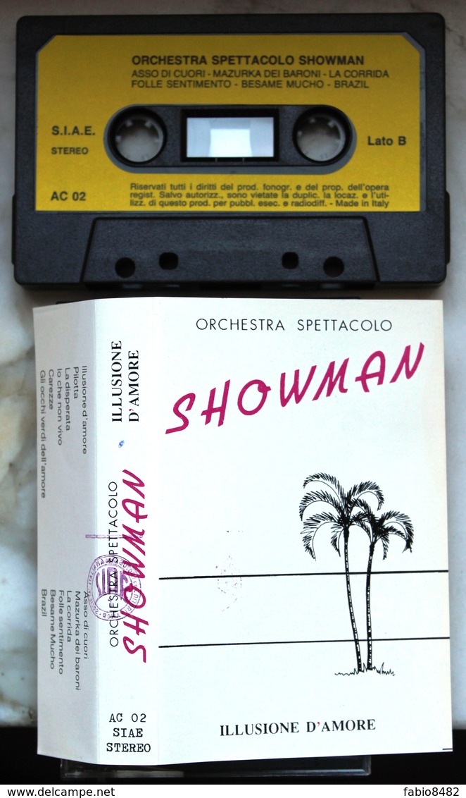 MC MUSICASSETTA ORCHESTRA SPETTACOLO SHOWMAN - ILLUSIONE D'AMORE AC 02 - Cassette