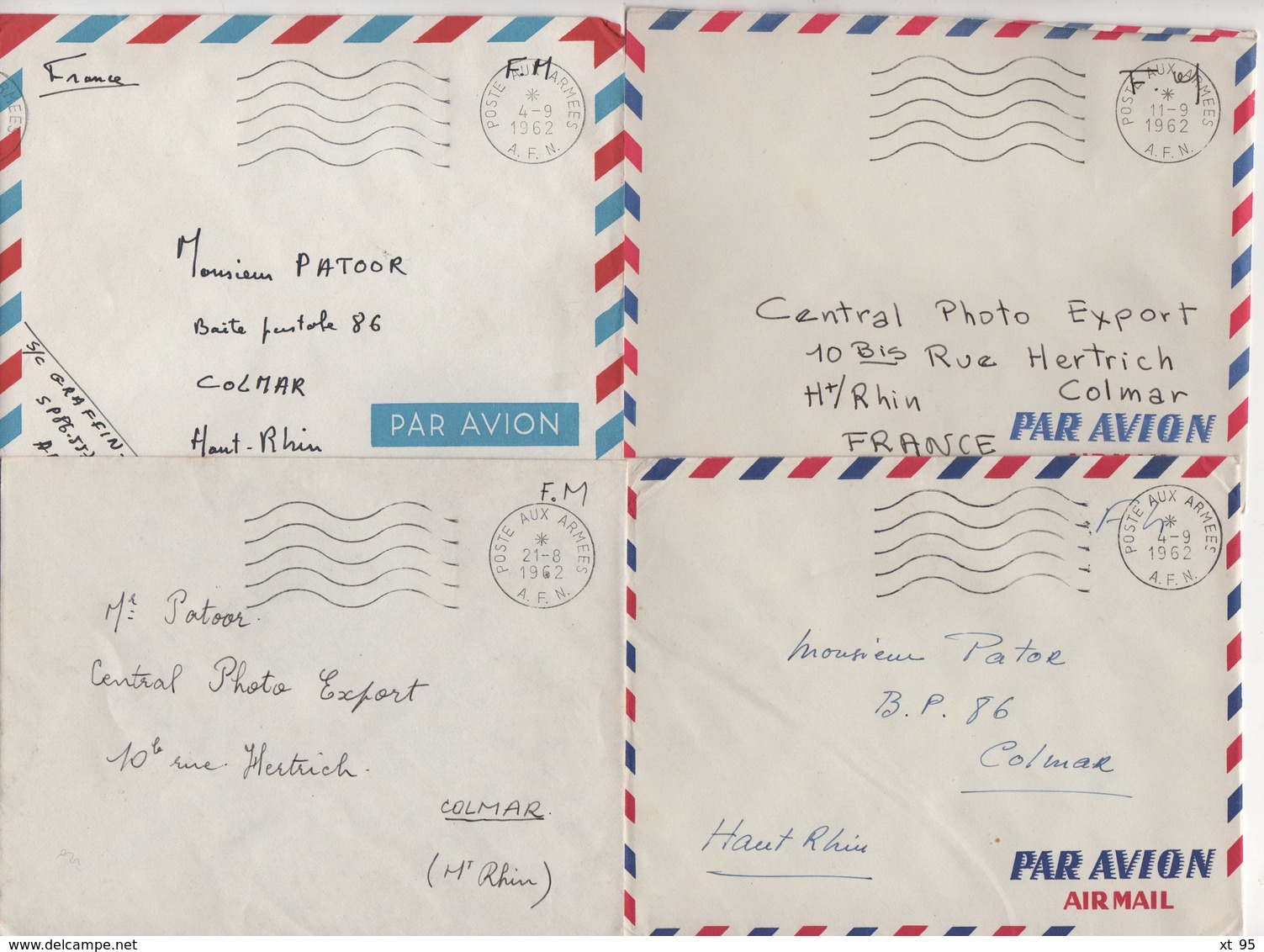 Guerre D'Algerie - Poste Aux Armees AFN - Lot De 20 Lettres - Voir Scan - Guerre D'Algérie