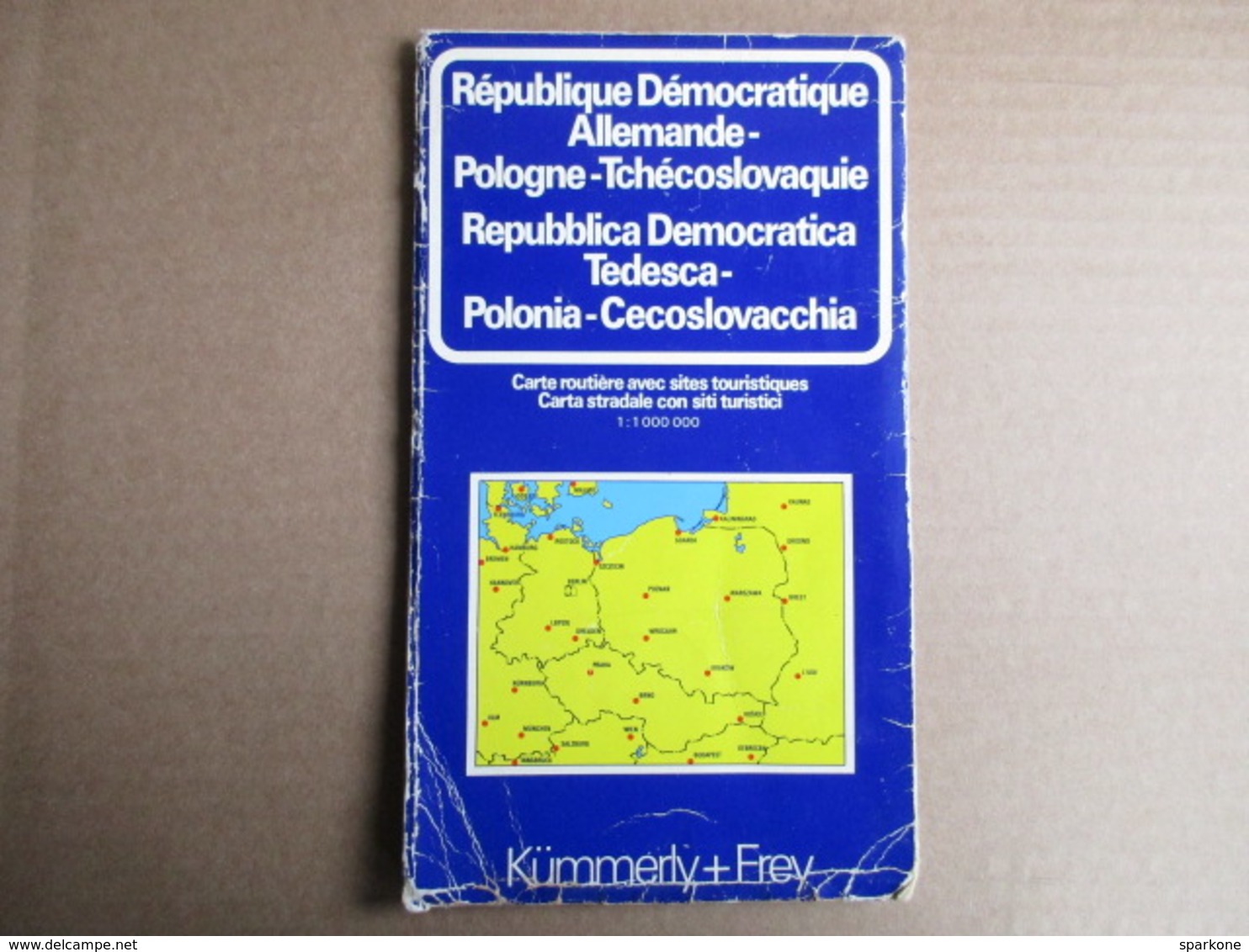 Kümmerly + Frey - République Démocratique Allemande - Pologne - Tchécoslovaquie - éditions De 1979 - Cartes Routières