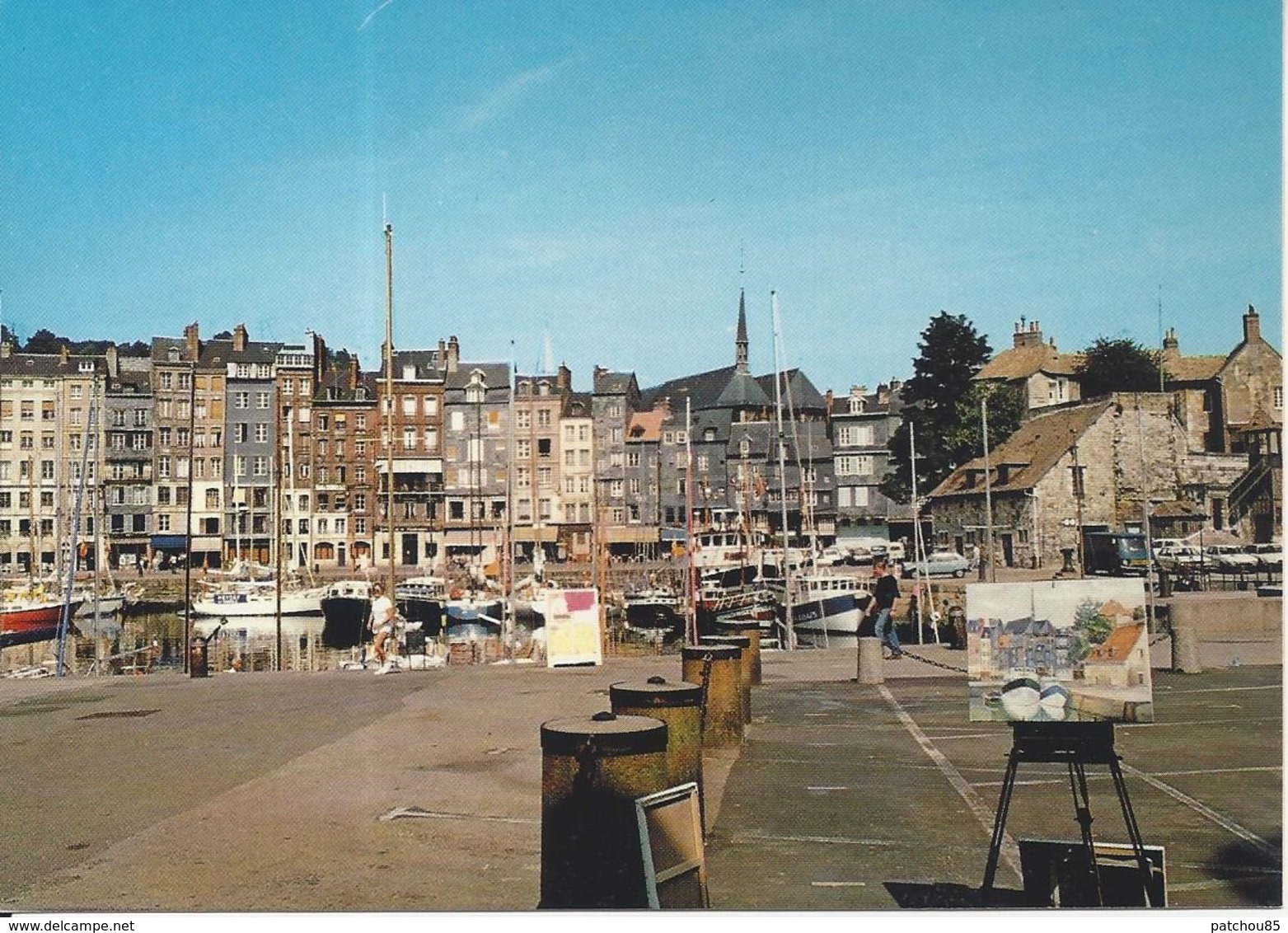 CPM  France   14  Calvados  Honfleur  Le Vieux Bassin  Evocation Artistique - Honfleur