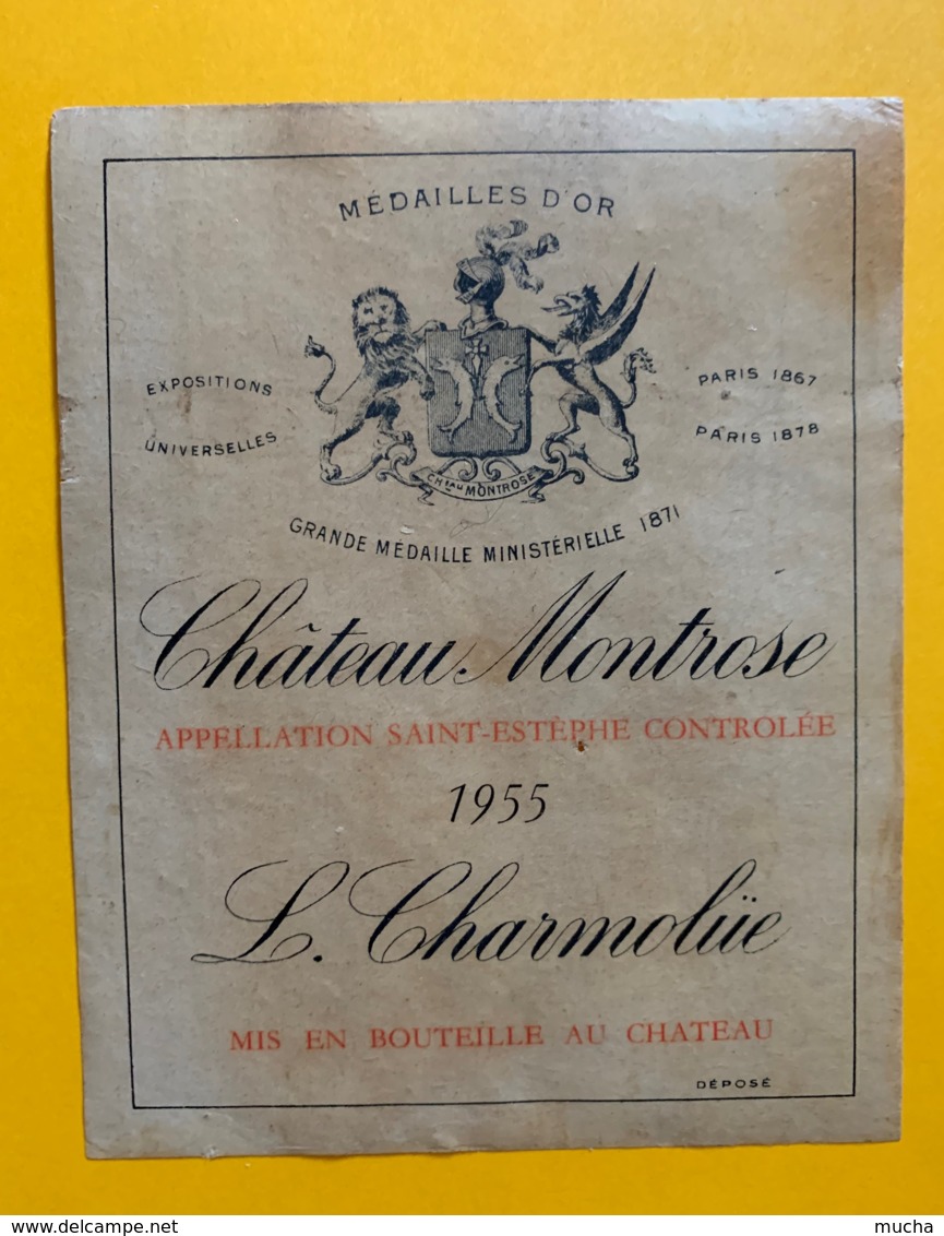 9583 - Château Montrose 1955 Saint-Estèphe - Bordeaux