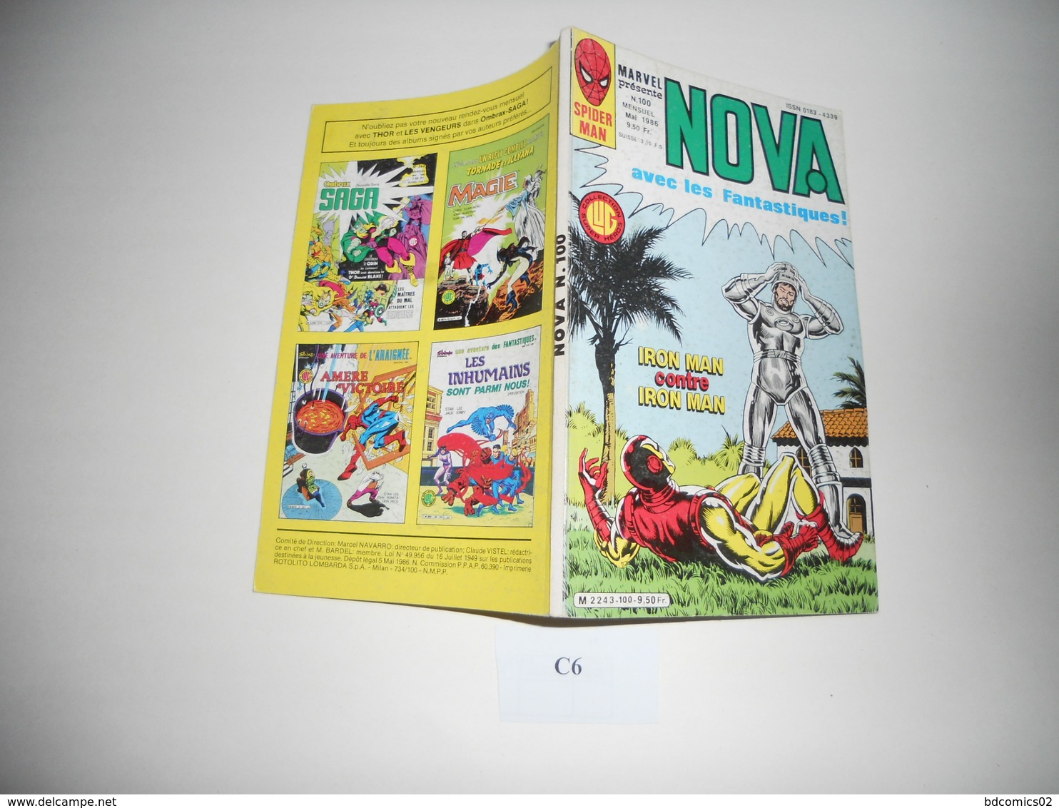 NOVA EDITION LUG N° 100 AVEC LES 4 FANTASTIQUES TBE/////////C6 - Nova