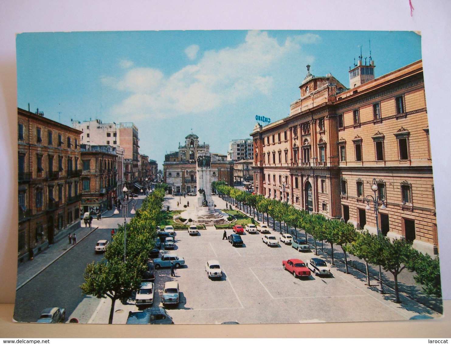 1964 - Taranto - Piazza Della Vittoria E Monumento Ai Caduti - Palazzo Degli Uffici - Auto - Taranto