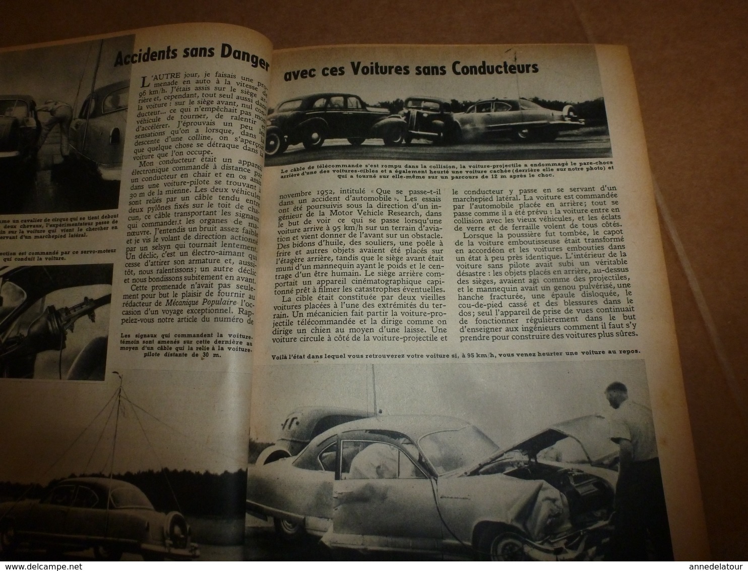 1953 MÉCANIQUE POPULAIRE: Chercheur d'or en usine ; Prospecter l'uranium; Faire une table tournante pour le jardin; etc