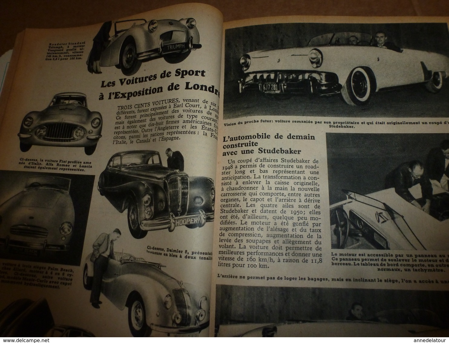 1953 MÉCANIQUE POPULAIRE: Chercheur d'or en usine ; Prospecter l'uranium; Faire une table tournante pour le jardin; etc